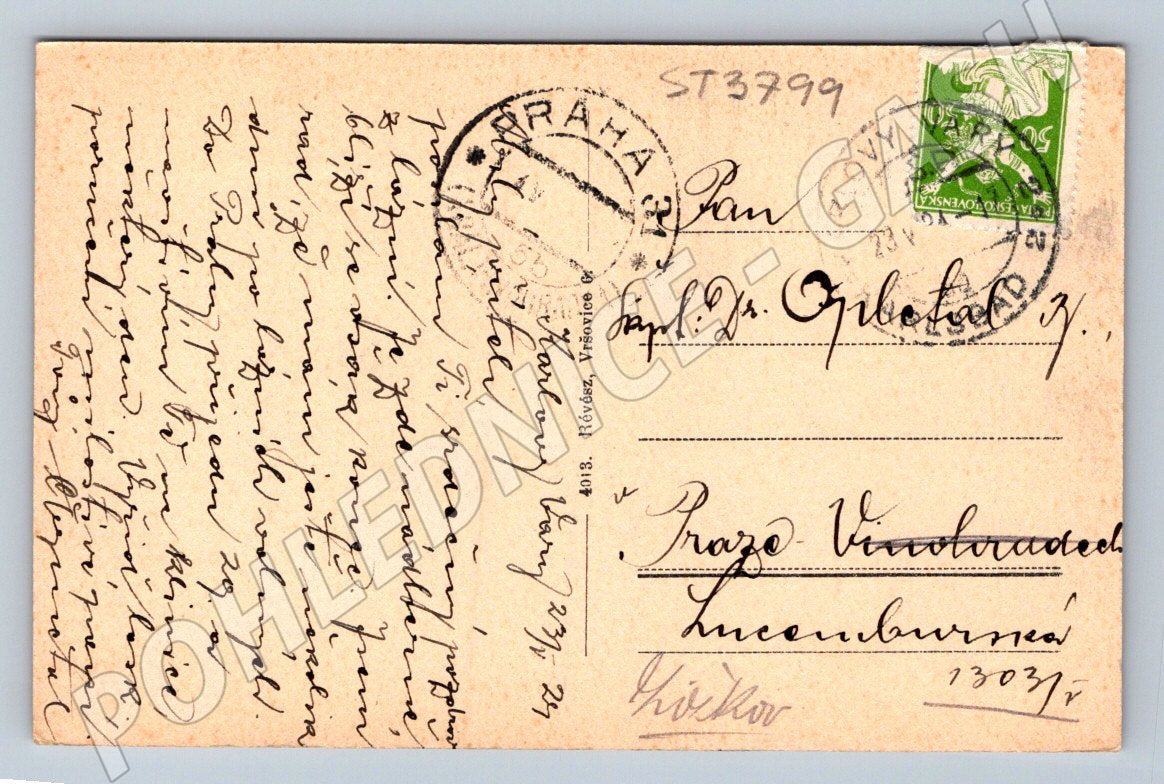 Postcard Karlovy Vary Russian Church historical (ST3799)