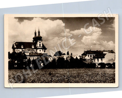 Postcard Stará Boleslav Baroque Church (ST3801)