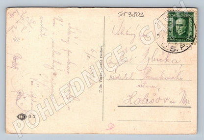 Postcard Lázně Darkov colonnade Czechoslovakia (ST3803)