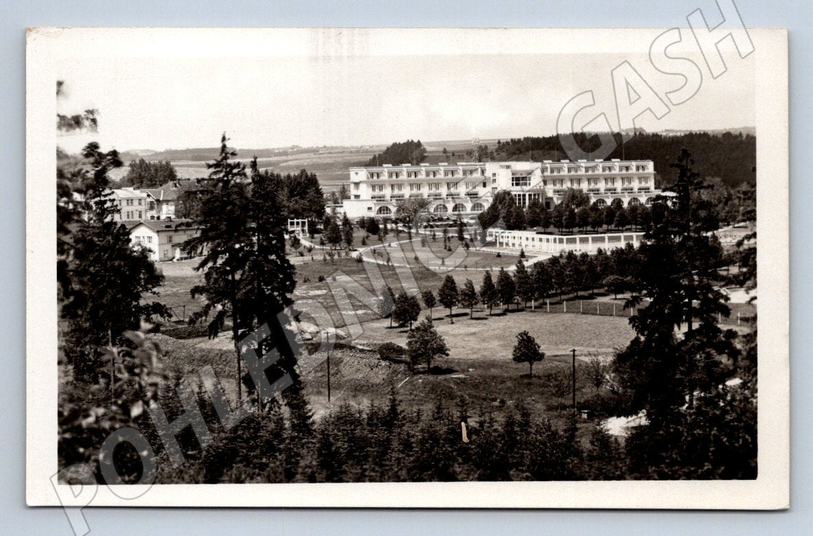 Postcard Velichovky Spa Masaryk Spa Palace (ST3805)