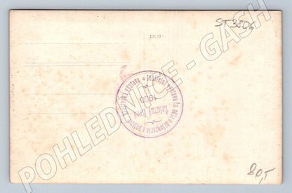 Postcard Český Brod Sokolovna exhibition of Sokolism (ST3806)