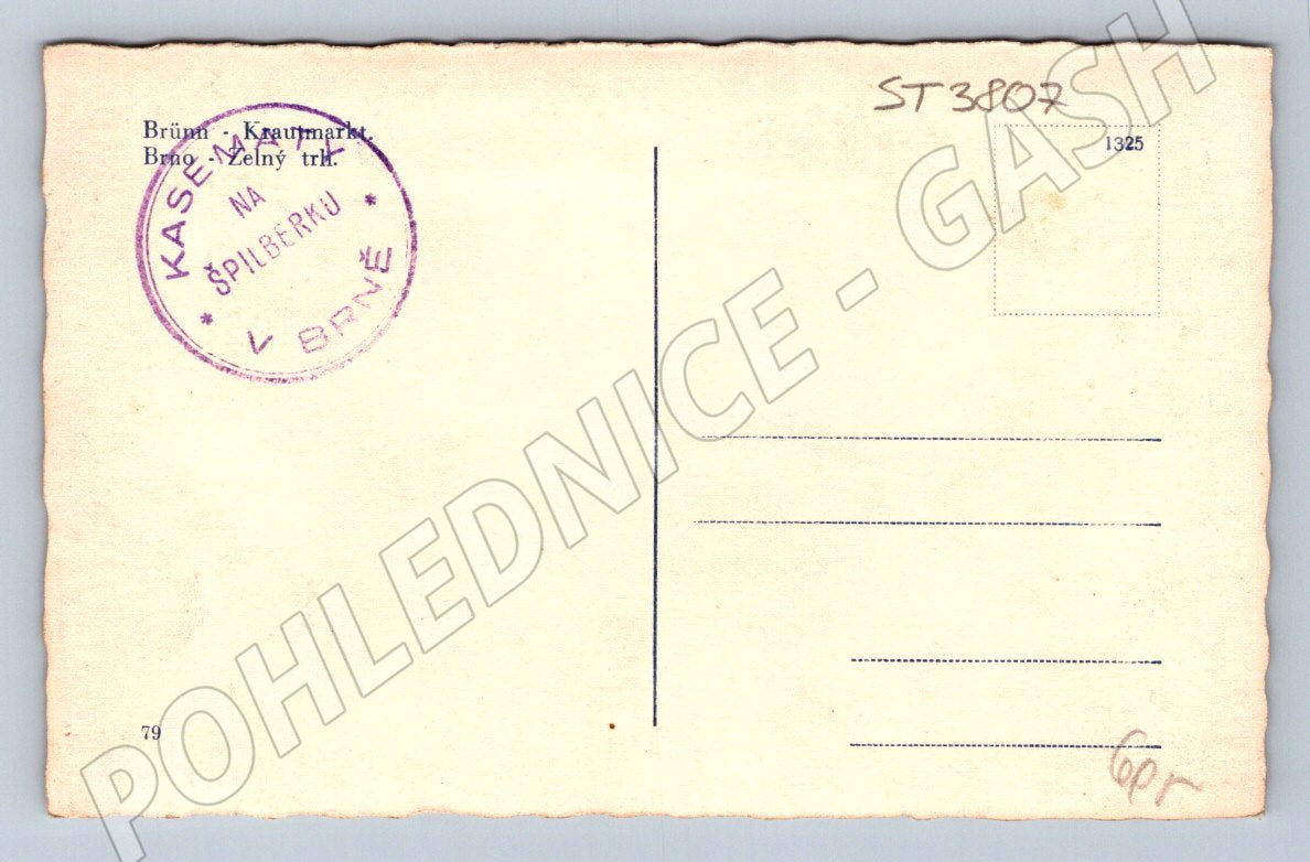 Postcard Brno Zelný trh historical (ST3807)