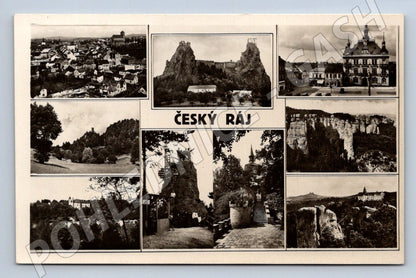 Postcard Bohemian Paradise collage of monuments and nature (ST3809)