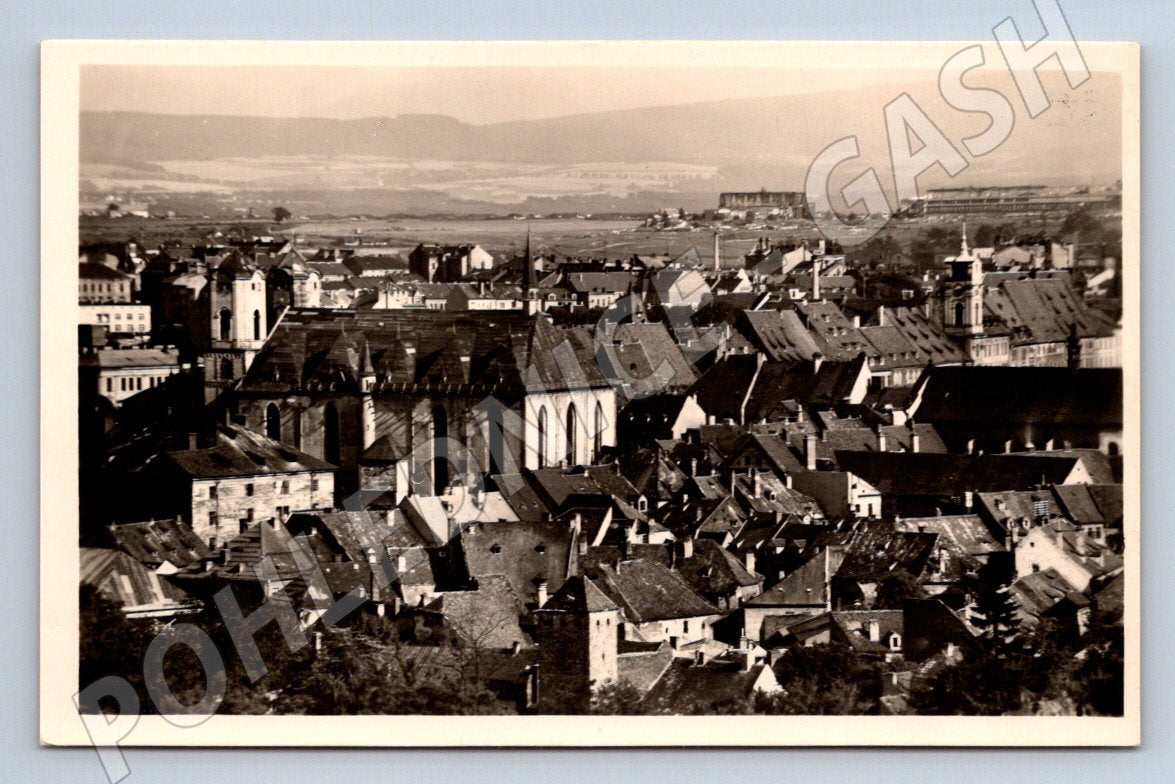Postcard Cheb general view (ST3810)