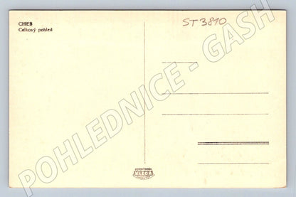 Postcard Cheb general view (ST3810)