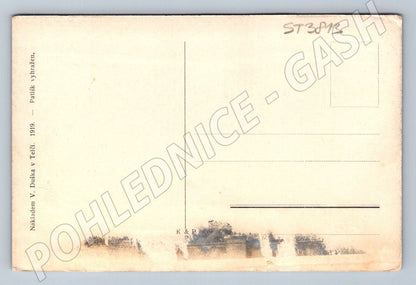 Postcard Telč colored 1919 (ST3813)