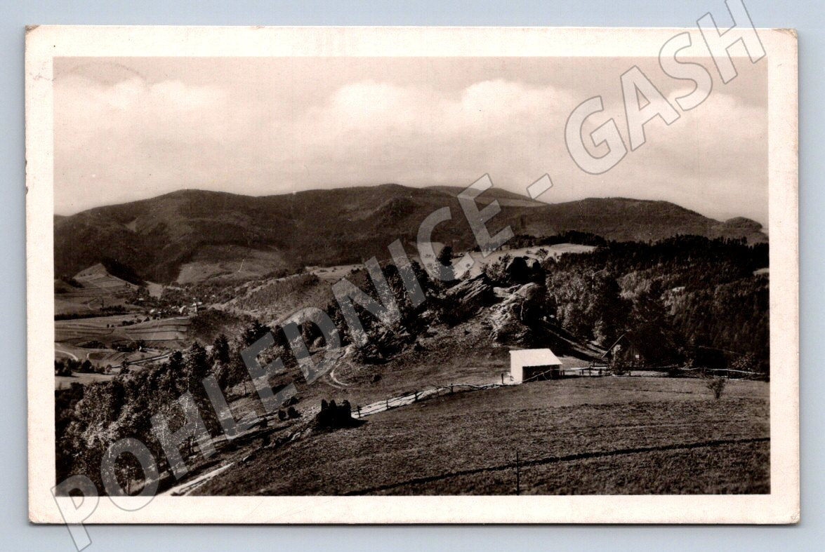 Postcard Rocky landscape 1942 (ST3818)