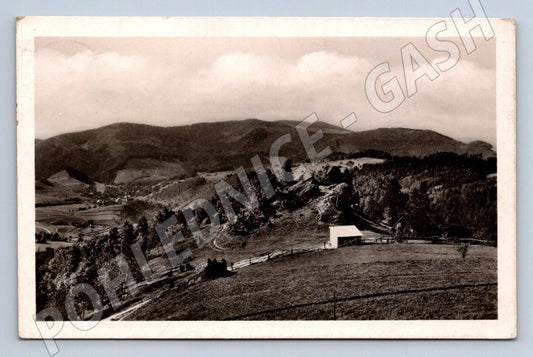 Postcard Rocky landscape 1942 (ST3818)