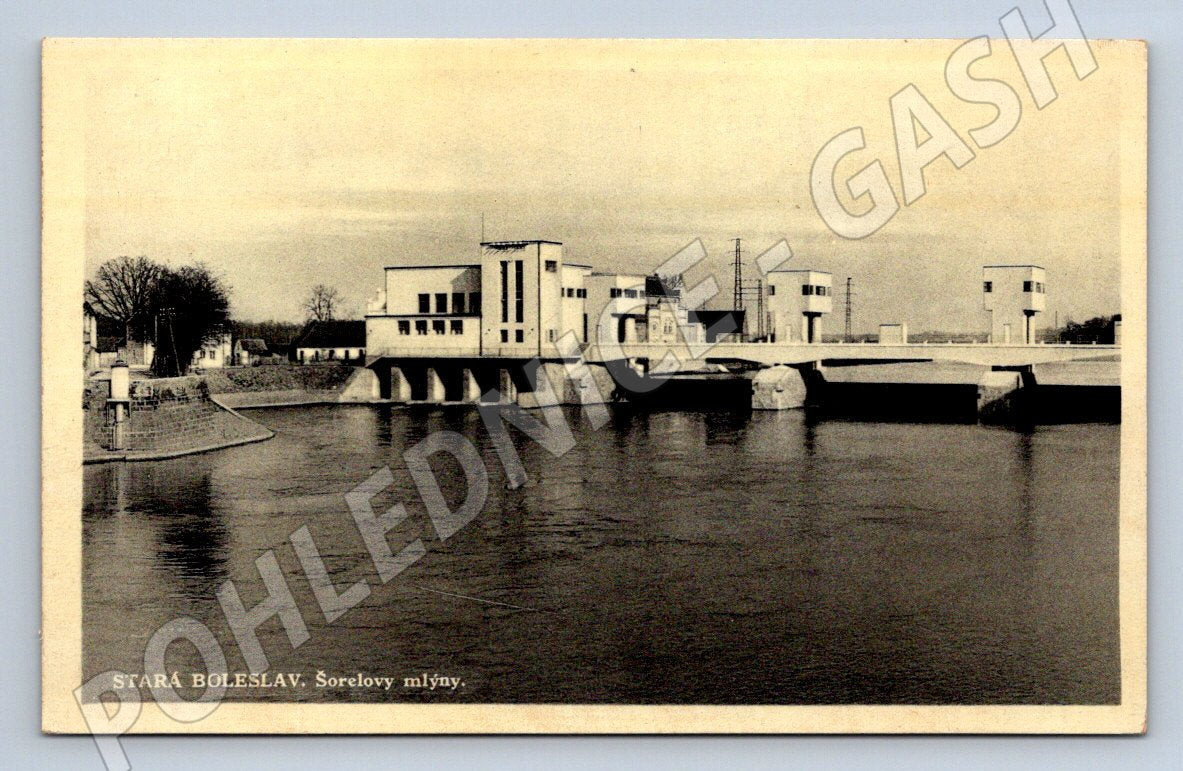 Postcard Stará Boleslav Šorel's Mill (ST3822)