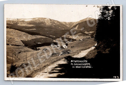 Postcard Krkonoše Sněžka 1928 (ST3824)