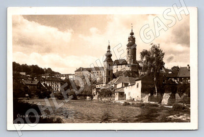 Postcard Český Krumlov castle panorama (ST3828)