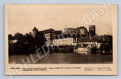 Postcard Jindřichův Hradec old castle (ST3829)