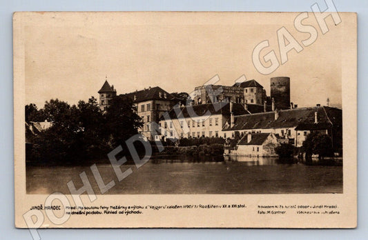 Postcard Jindřichův Hradec old castle (ST3829)