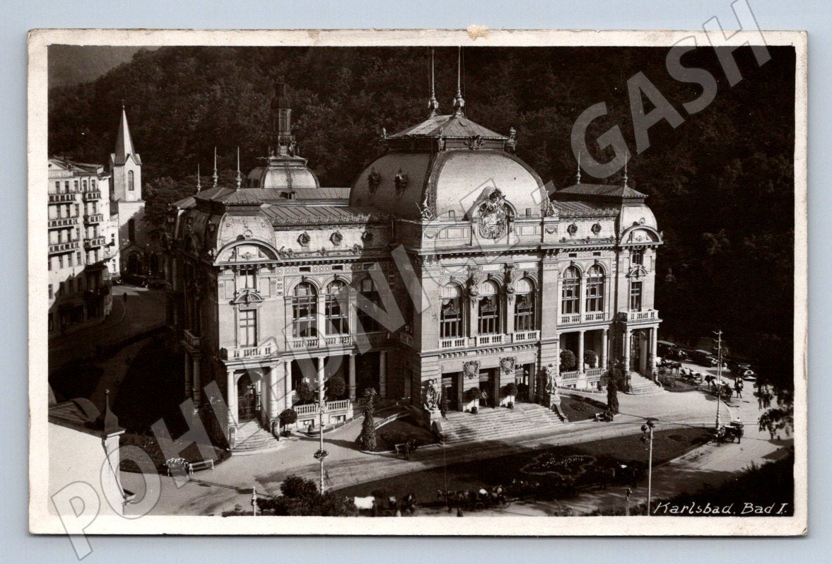 Karlovy Vary historical postcard (ST3830)