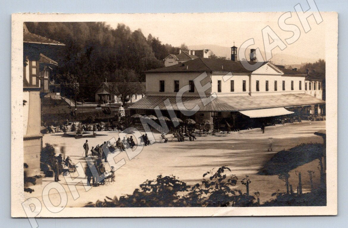 Postcard Luhačovice Square 1929 (ST3834)