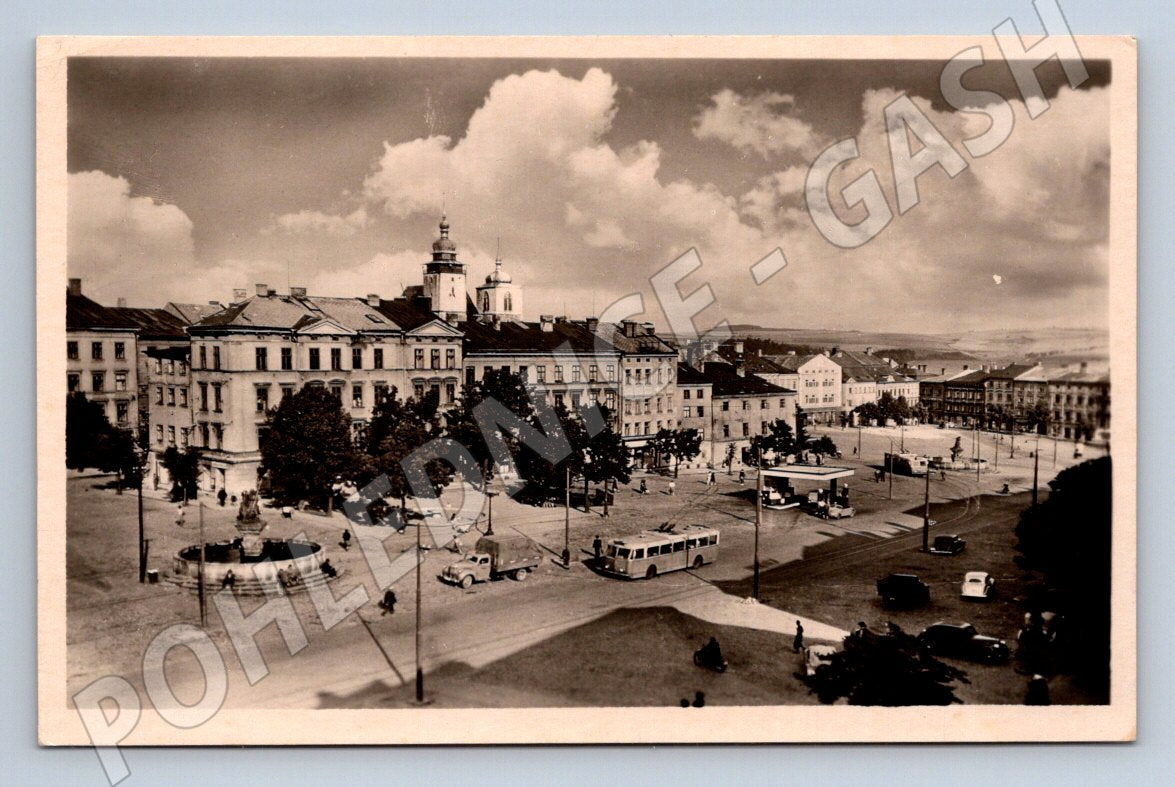 Postcard Jihlava Masaryk Square (ST3836)
