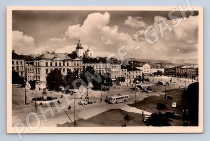 Postcard Jihlava Masaryk Square (ST3836)
