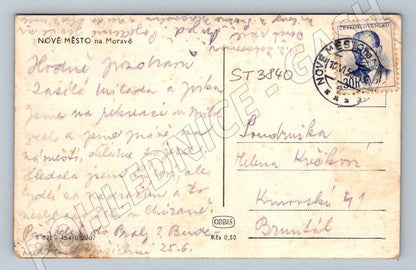 Postcard Nové Město na Moravě (ST3840)
