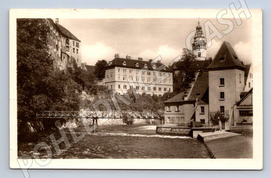 Postcard Český Krumlov castle and chateau (ST3842)