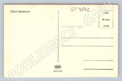 Postcard Český Krumlov castle and chateau (ST3842)