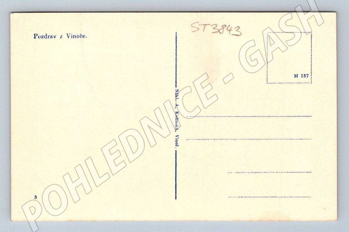 Postcard Greetings from Vinoře collage (ST3843)