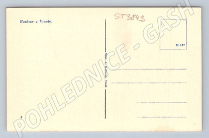 Postcard Greetings from Vinoře collage (ST3843)
