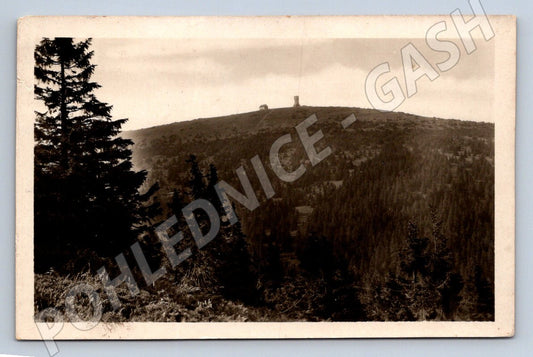 Postcard Praděd Jeseníky lookout tower (ST3844)