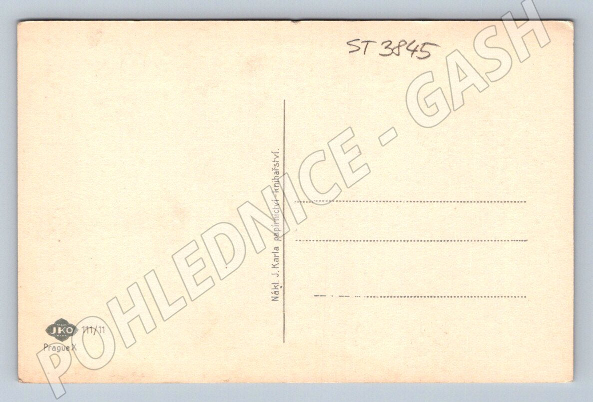 Postcard Vysoké Mýto Theatre (ST3845)