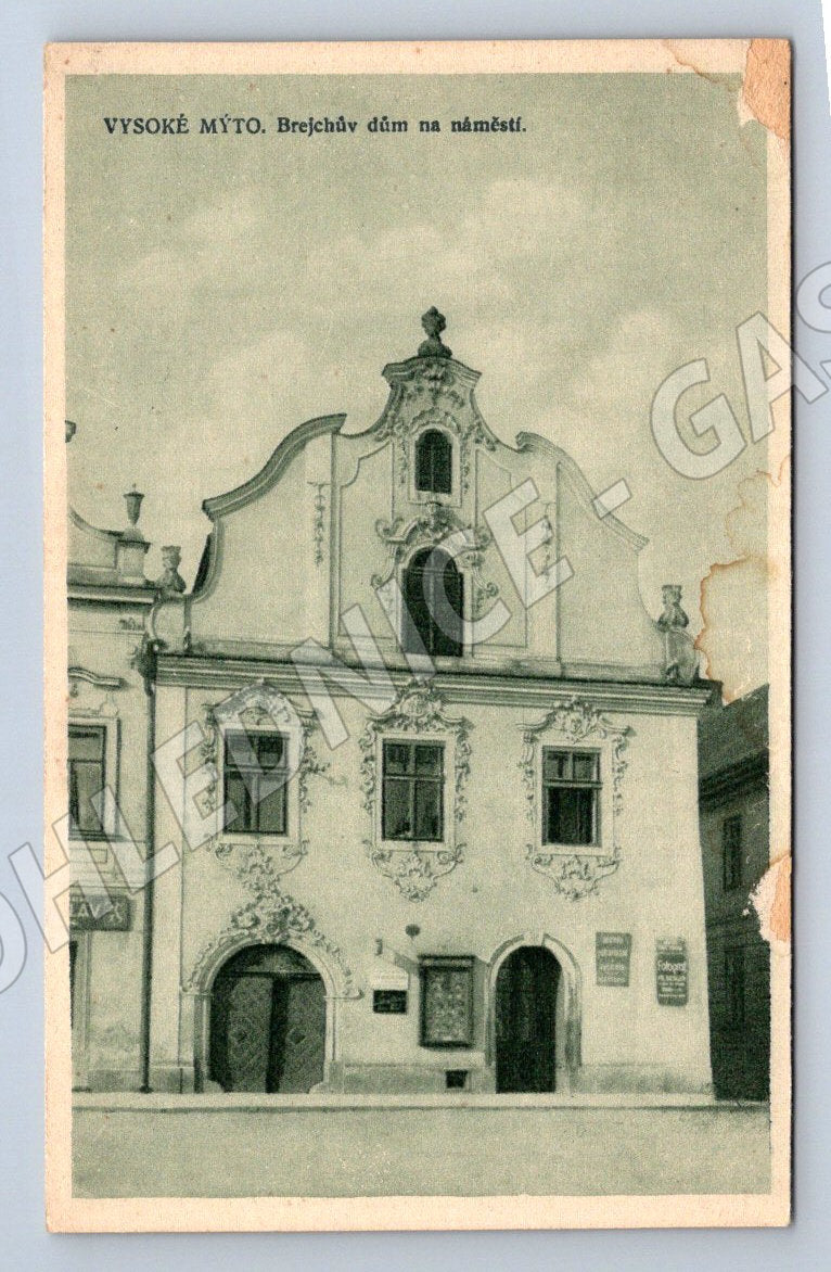 Postcard Vysoké Mýto Breich's House (ST3846)