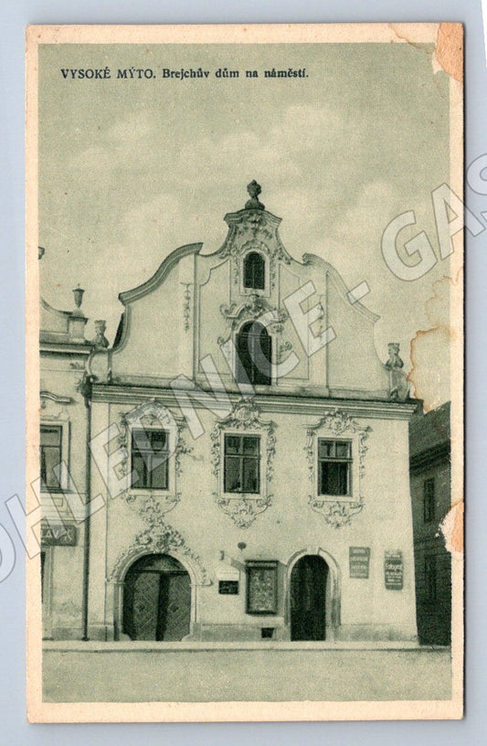 Postcard Vysoké Mýto Breich's House (ST3846)