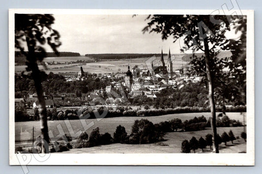 Postcard Vysoké Mýto sent in 1938 (ST3847)