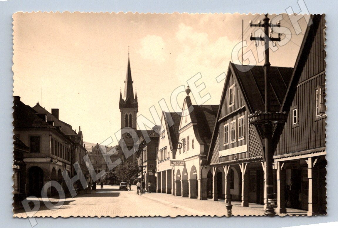 Vrchlabi historical postcard (ST3848)