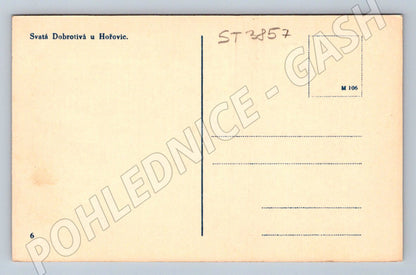 Postcard Saint Dobrotivá near Hořovice (ST3857)