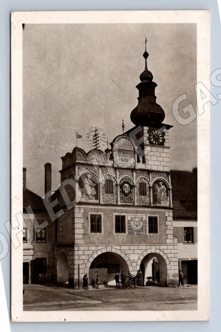 Postcard Volhynia Town Hall 1948 (ST3858)