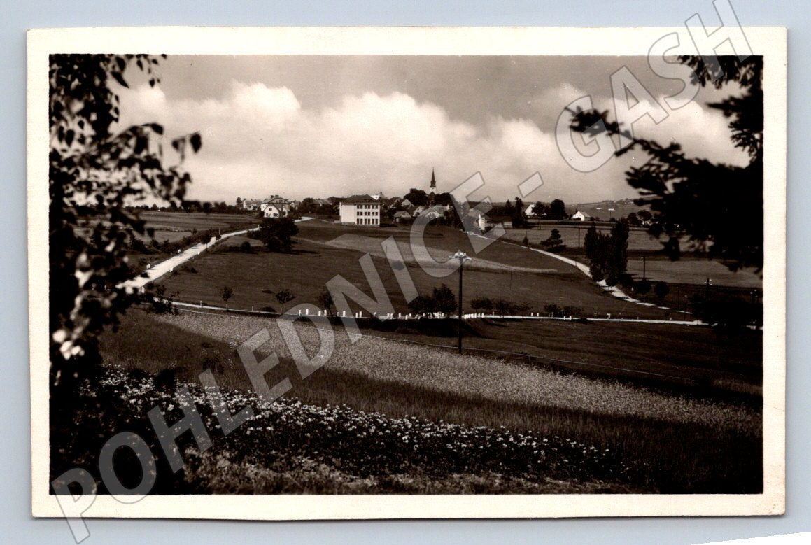 Postcard Vacov in the Šumava Mountains Fototypia (ST3859)