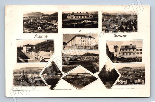 Postcard Barony greetings from the city (ST3864)