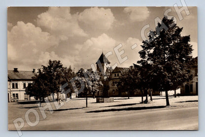 Postcard Bystřice u Benešova used by post (ST3868)