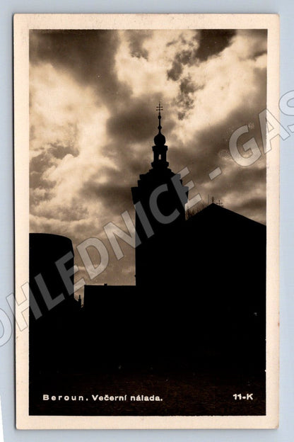 Postcard Beroun Evening mood historical (ST3878)
