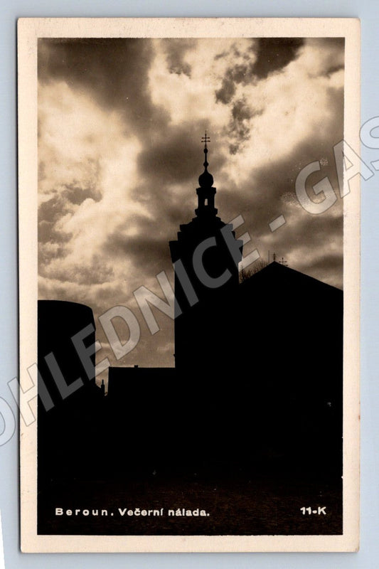 Postcard Beroun Evening mood historical (ST3878)