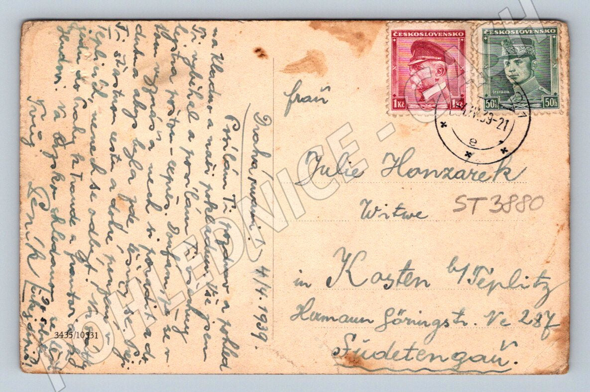 Postcard Hornické Kladno industry collage 1931 (ST3880)