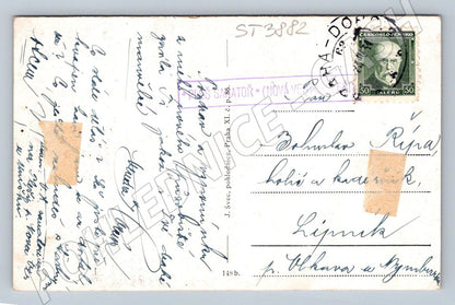 Historical postcard of the Sanatorium in Pleš (ST3882)