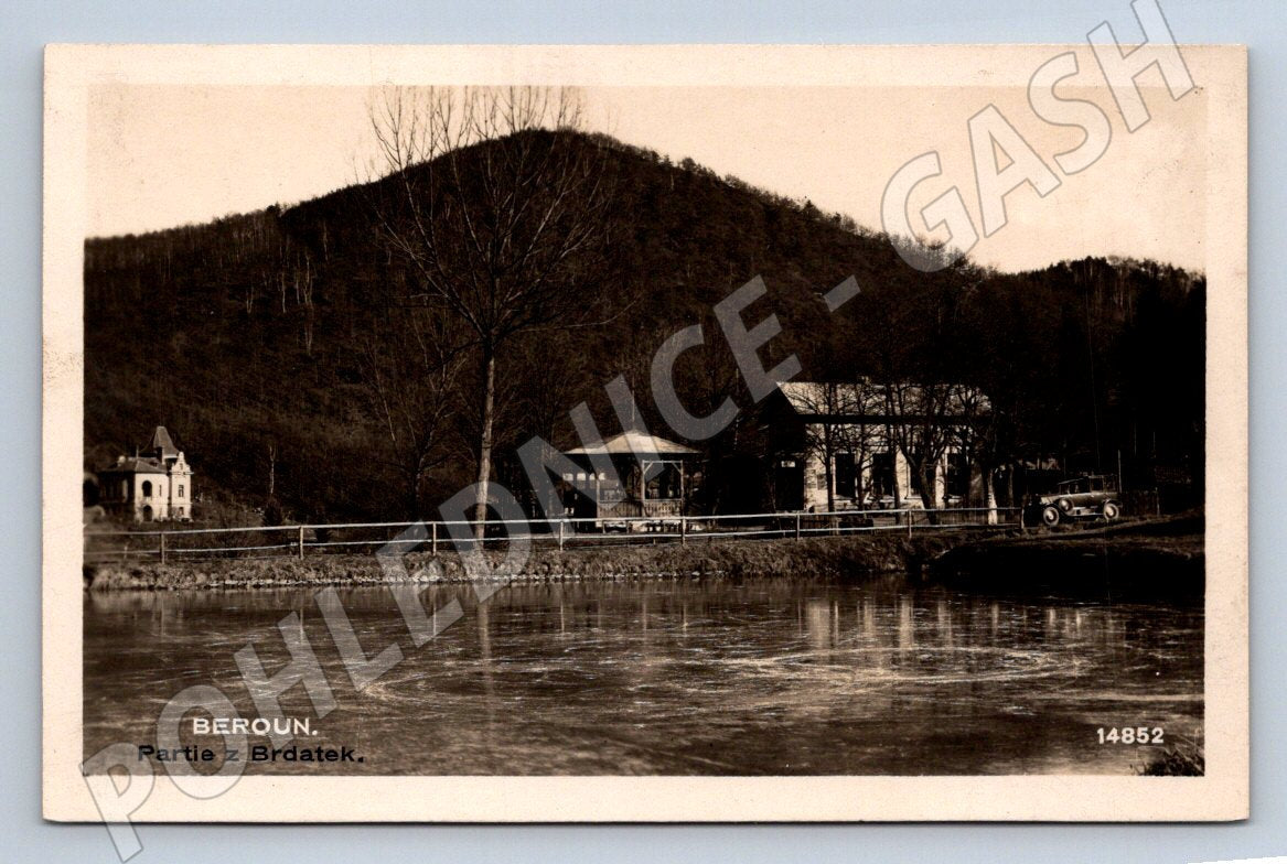 Postcard Beroun Party from Brdateky 1941 (ST3883)