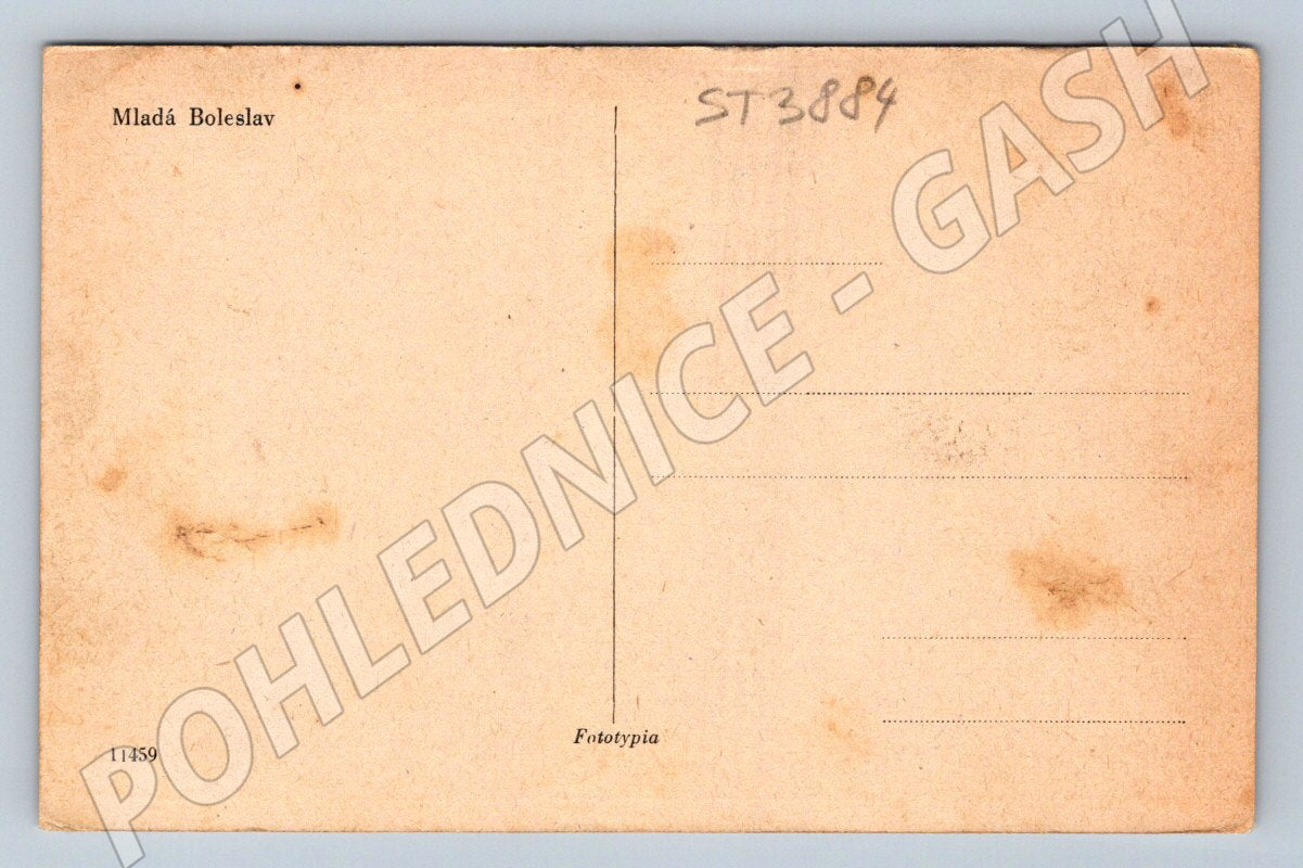 Postcard Mlada Boleslav castle historical (ST3884)