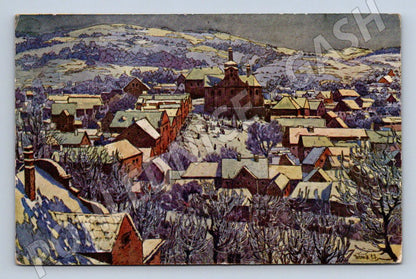 Postcard Munich winter view 1943 (ST3885)
