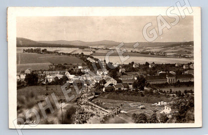 Postcard Jince Czechoslovakia cancelled (ST3887)