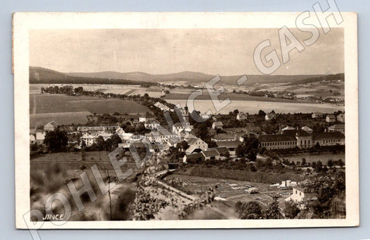Postcard Jince Czechoslovakia cancelled (ST3887)