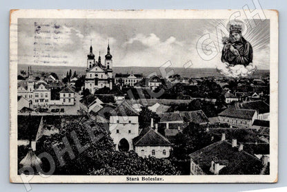 Postcard Stará Boleslav 1942 (ST3890)
