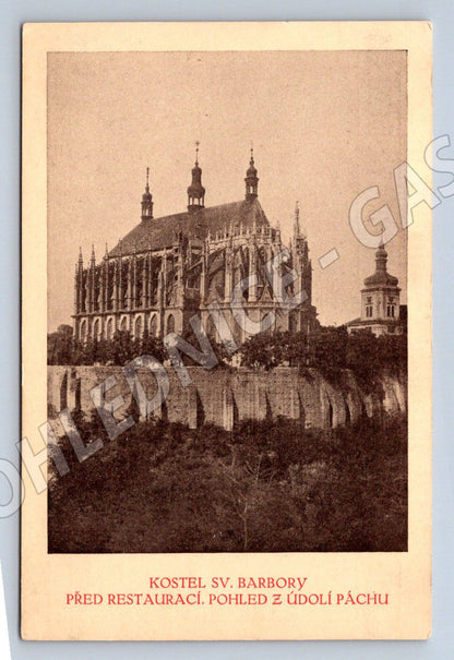 Postcard Kutná Hora Church of St. Barbara (ST3911)