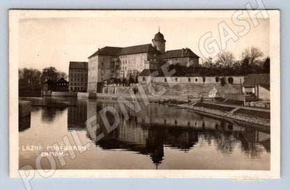 Postcard Lázně Poděbrady castle 1925 (ST3913)