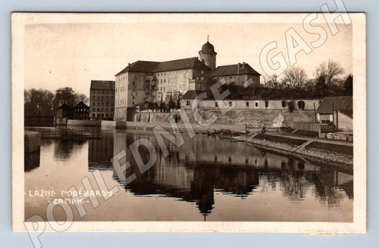 Postcard Lázně Poděbrady castle 1925 (ST3913)